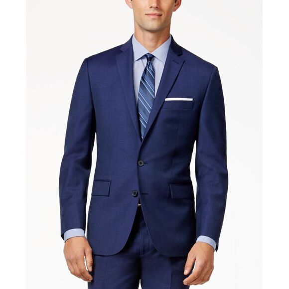 Modern Fit Jacket Blue Mid 42